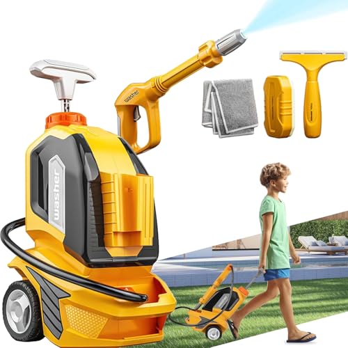 Kids Power Washer Toy, Toddler Pressure Washer, Kids Power Washer, Kids Clean Car Wash Toy Cleaning Set Car Washing Kit, Pretend Play Toy Gift for Ages (1pcs) von NNBWLMAEE