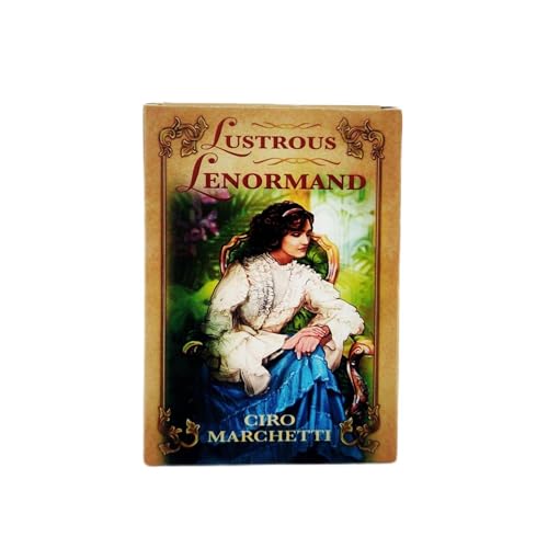 47-teilige Tarotkarten, glänzendes Lenormand-Tarot, Orakel, psychologisches Deck, Prophezeiungen, Wahrsagekarten für Brettspiele, Wahrsagekarten Lustrous Lenormand von NNNYDJY