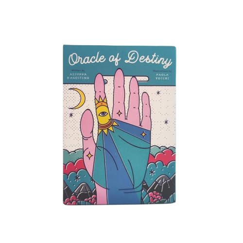 NNNYDJY Oracle of Destiny Oracle Deck 50 Oracle Cards Tarot Divination Deck English Vision Edition Brettspiel für Party Oracle of Destiny von NNNYDJY