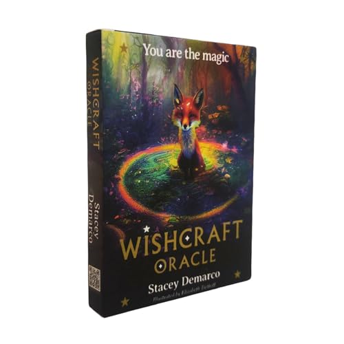 NNNYDJY Wishcraft Oracle 30-teiliges Tarotkartenbuch, Familienparty, Brettspiele, Tarot-Wahrsagerei, lustiges Spielkartenset für Tarot-Enthusiasten Wishcraft Oracle von NNNYDJY