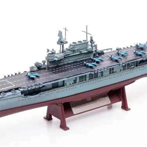 For 1/1000 Enterprise Flugzeugmodell Fertige Militärmodell Zerstörer Kreuzer Spielzeugmodell Simulation Schiff Kreuzfahrtschiff Ornamente von NNYIMJ