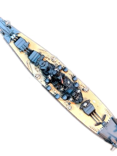 NNYIMJ for 1/1000 USS South Dakota Schlachtschiff Kriegsschiff Modell Fertig Militärmodell Zerstörer Kreuzer Spielzeugmodell Simulation Schiff Kreuzfahrtschiff Ornamente von NNYIMJ