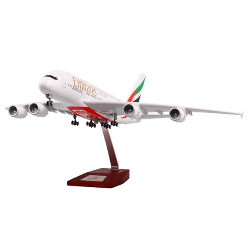 For 1/160 Emirates Airbus A380 Airliner Modell Crafts Flugzeug Legierung Gießen Legierung Modell Geschäft Souvenir Sammlerstück Ornament von NNYIMJ