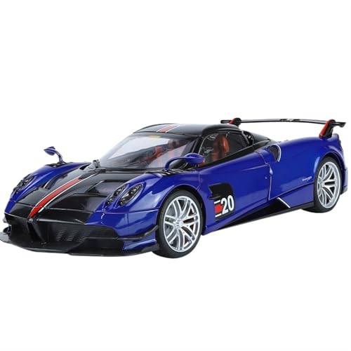 For 1/18 HuayraBC Luxus Sportwagen Simulation Legierung Auto Modell Spielzeug Auto Ornamente Material Zink-Legierung(Blau) von NNYIMJ