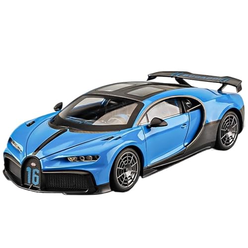 For 1/18 KYLONG Schwarz Sportwagen Legierung Modell Legierung Auto Modell Sound Und Licht Metall Spielzeug Auto Modell Sammlerstücke Ornamente(Blue) von NNYIMJ