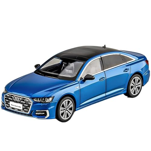 For 1/18 Neue A6 Limousine Legierung Modell Legierung Auto Modell Sound Und Licht Metall Spielzeug Auto Auto Modell Sammlerstücke Ornamente(Blue) von NNYIMJ