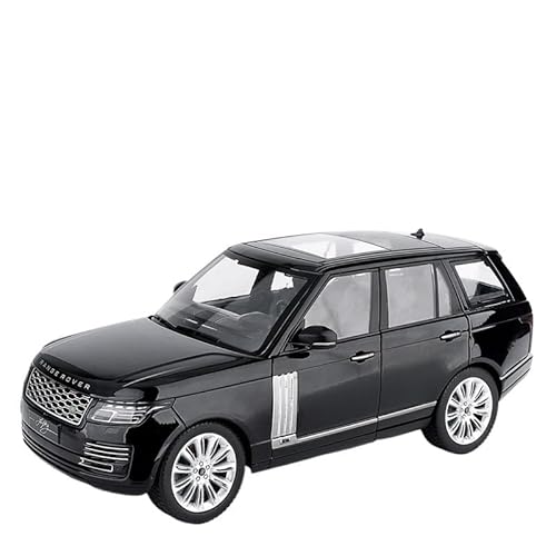 For 1/18 Range Rovr 50th Anniversary Edition-Schwarz SUV Simulation Legierung Auto Modell Spielzeug Auto Dekoration Material Zink-Legierung(Black) von NNYIMJ