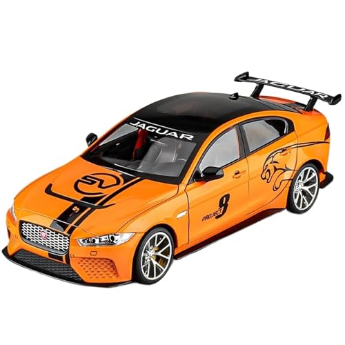 For 1/18 XE SV PROJEKT 8 Sportwagen Spielzeug Legierung Modell Legierung Auto Modell Sound Und Licht Metall Spielzeug Auto Modell Sammlerstück Ornamente(Orange) von NNYIMJ