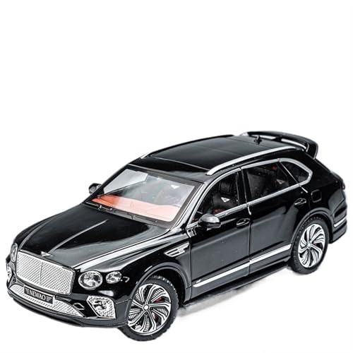 For 1/24 Bentayga Luxus SUV Legierung Modell Auto Spielzeug Auto Simulation Auto Modell(Schwarz) von NNYIMJ