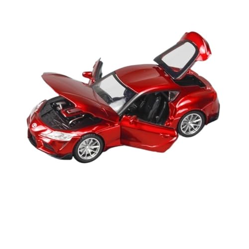 For 1/24 Bullwinkle Auto Modell Legierung Auto Modell Supercar Sound Und Licht Metall Spielzeug Auto(Rot) von NNYIMJ