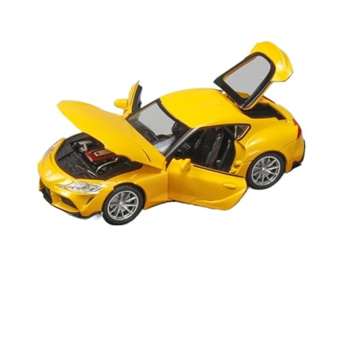 For 1/24 Bullwinkle Auto Modell Legierung Auto Modell Supercar Sound Und Licht Metall Spielzeug Auto(Yellow) von NNYIMJ