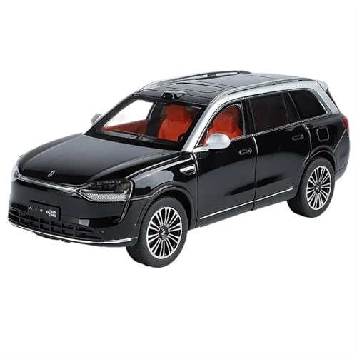 For 1/24 Fragte Sellis Die Welt M9 Auto Neue Energie SUV Simulation Legierung Auto Modell Spielzeug Auto Ornamente Material Zink-Legierung(Schwarz) von NNYIMJ