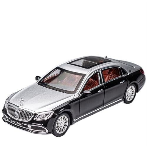 For 1/24 S600 Alloy Car Model Toy Auto Simulation Ornamente Metall Automodel(Silber) von NNYIMJ