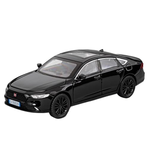 For 1/32 Civic Typ Benutzerdefinierte Version Der Legierung Auto Imitation Echt Metall Offene Tür Sound Und Licht Spielzeug Auto(Black) von NNYIMJ