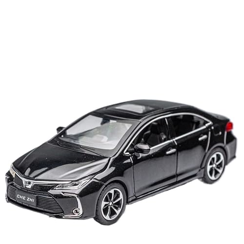 For 1/32 Corolla Alloy Model Auto Spielzeug Auto Ornamente Kollektion Simulation Auto Modell(Black) von NNYIMJ