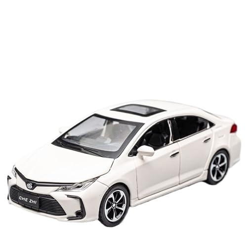 For 1/32 Corolla Alloy Model Auto Spielzeug Auto Ornamente Kollektion Simulation Auto Modell(White) von NNYIMJ