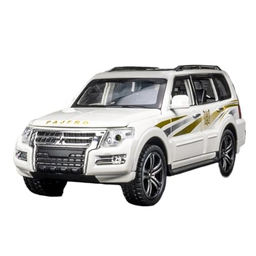 For 1/32 Pajieluo Alloy Car Model Off-road Vehicle Car Model Sound And Light Pull Back Toy Auto(White) von NNYIMJ