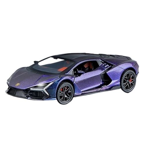 For 1/32 Temerario Supercar Model Rennauto Spielzeug Ornament Simulation Legierung Auto Modell Kollektion(Lila) von NNYIMJ