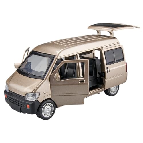 NNYIMJ for 1/32 Wuling Van Legierung Spielzeug Auto Modell Druckguss Auto Legierung Auto Modell Sammlung Ornament Sound Und Licht Spielzeug(Gold) von NNYIMJ