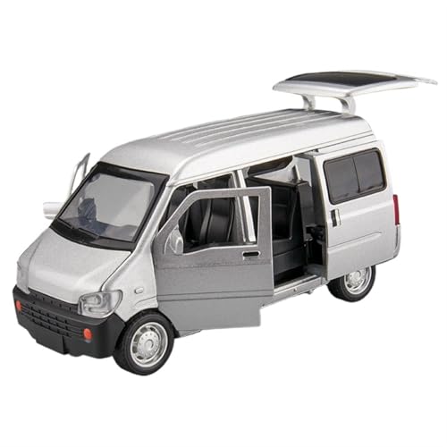 NNYIMJ for 1/32 Wuling Van Legierung Spielzeug Auto Modell Druckguss Auto Legierung Auto Modell Sammlung Ornament Sound Und Licht Spielzeug(Silver) von NNYIMJ