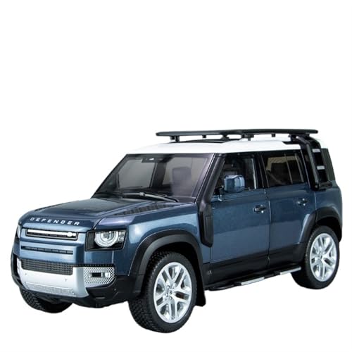 For 1:18 Neue Defender SUV Simulation Legierung Auto Modell Spielzeug Auto Ornamente Material Zink-Legierung(Blau) von NNYIMJ