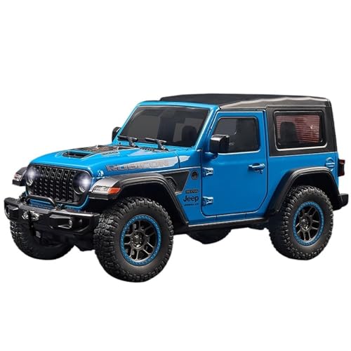 For 1:18 Rubicon Hardtop Geländewagen Modell Sound Und Licht Spielzeug Auto Spritzgussform Legierung Spielzeug Auto Simulation Legierung Auto Modell Sammlung Ornamente(Blue) von NNYIMJ