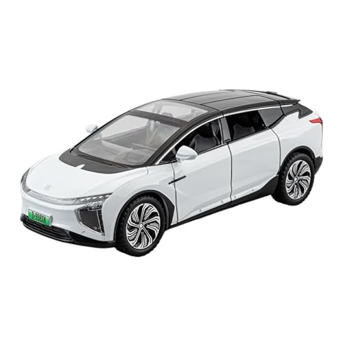 For 1:22 HiPhiX Neue Energie Auto Modell Sound Und Licht Spielzeug Auto Spritzguss Modell Legierung Spielzeug Auto Simulation Legierung Auto Modell Sammlung Ornamente(White) von NNYIMJ