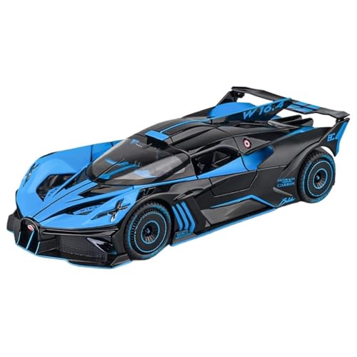 For 1:24 Bolide Blue Supercar Sound Und Licht Spielzeug Auto Spritzguss Legierung Spielzeug Auto Simulation Legierung Auto Modell Sammlung Ornamente(Blue) von NNYIMJ