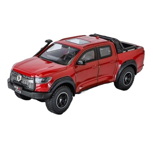 For 1:24 Große Wand Kanone Pick-up Gelben Geländewagen Modell Sound Und Licht Spielzeug Auto Spritzgussform Legierung Spielzeug Auto Simulation Legierung Auto Modell Sammlung Ornamente(Rot) von NNYIMJ