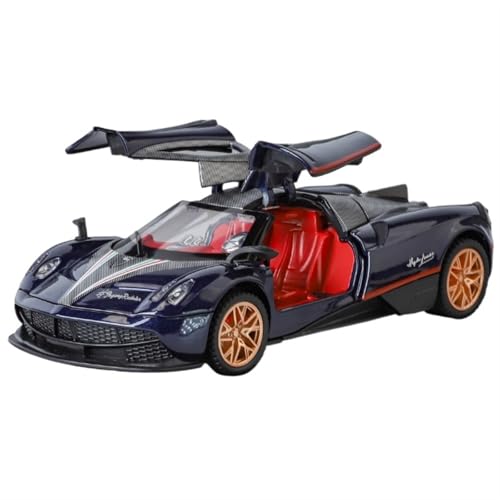 For 1:32 Huayra Supercar Modell Sound Und Licht Spielzeug Auto Spritzguss Modell Legierung Spielzeug Auto Simulation Legierung Auto Modell Sammlung Ornamente(Blue) von NNYIMJ