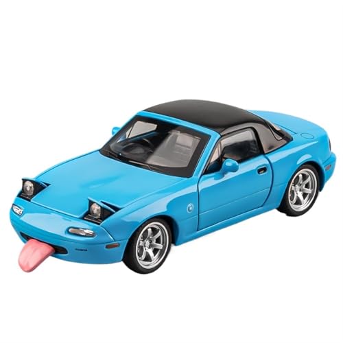 For 1:32 MX-5 Sportwagen Scheinwerfer Können Geklappt Werden Legierung Automodel Sound Und Licht Metall Spielzeug Auto Automodel Sammlerstück Ornamente(Blue) von NNYIMJ