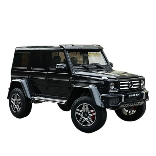 NNYIMJ for Original 1:18 AR G500 4x4 G-Klasse Geländewagen Legierung Simulation Automodell Vergriffen Auto Spielzeug Mit Lichtern Druckgussmodell(Black) von NNYIMJ