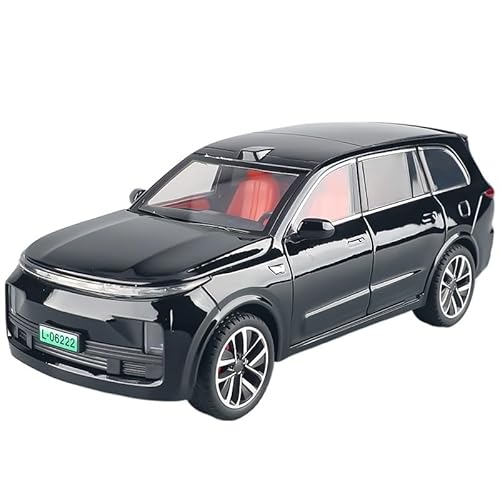 Für 1/24 Ideal L9 Auto Modell Simulation Legierung Sound Und Licht Spielzeug Auto Um Ornamente Zu Sammeln(Black) von NNYIMJ