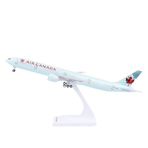 NNYIMJ Air Canada B777-30 Flugzeugmodell, Legierung, Business-Souvenir, Sammlerstück, Dekoration, Handwerk (grün) von NNYIMJ