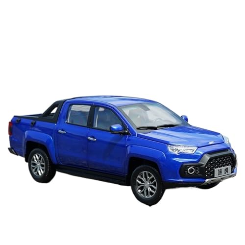 NNYIMJ For 1/18 JMC Neue Range Rver Pickup Replik Modell Auto Legierung Replik Reifen Mit Sound Und Lichtern (Blau) von NNYIMJ