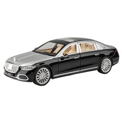 NNYIMJ For 1/24 S680 Legierung Luxusauto Modell Junge Ornamente Für Auto Spielzeug Aus Metall Stoßfest (Schwarz) von NNYIMJ