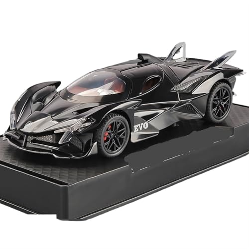 NNYIMJ For 1/32 Evo Sports Car Spielzeug Auto Legierung Simulation Modell Auto Legierung Modell Spielzeug Sammlung Ornamente (Black) von NNYIMJ