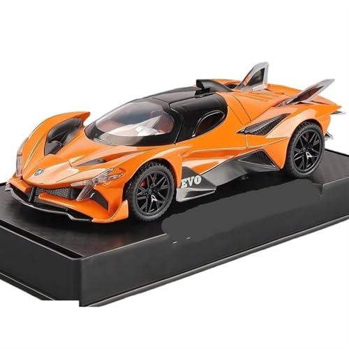 NNYIMJ For 1/32 Evo Sports Car Spielzeug Auto Legierung Simulation Modell Auto Legierung Modell Spielzeug Sammlung Ornamente (Orange) von NNYIMJ