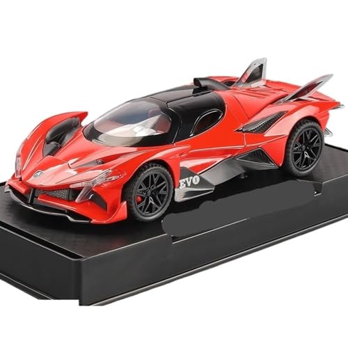 NNYIMJ For 1/32 Evo Sports Car Spielzeug Auto Legierung Simulation Modell Auto Legierung Modell Spielzeug Sammlung Ornamente (Red) von NNYIMJ