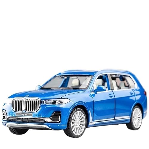 NNYIMJ For 1/32 X7 Auto Modell Legierung Offroad SUV Spielzeug Auto Simulation Automodell (Blau) von NNYIMJ