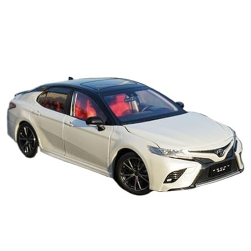 NNYIMJ for Original 1:18 Generation VIII Camry Legierung Simulation Auto Modell Auto Spielzeug Mit Lichter Druckguss-Modell(White) von NNYIMJ