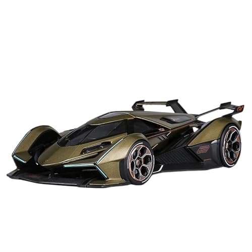 NNYIMJ for 1/18 Lambo V12 Vision Turismo Legierung Automodell Feines Automodell Druckguss-Modellauto Sammlerornament(Green) von NNYIMJ