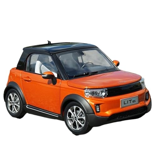 NNYIMJ Für 1/18 Lite Afcfox Elektroauto Nachbildung Legierung Auto Modell Replik Reifen mit Sound und Licht (blau) (orange) von NNYIMJ