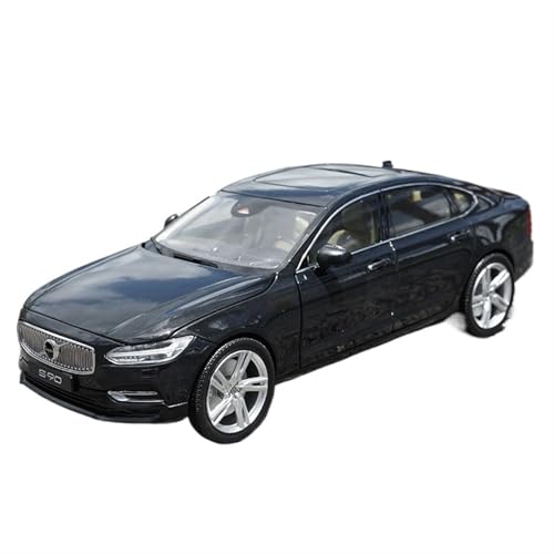 NNYIMJ Für 1/18 Original Volvo S90 Limousine Nachbildung Alloy Car Model Replik Reifen mit Sound und Lichtern (Schwarz) (Schwarz) (Schwarz) von NNYIMJ