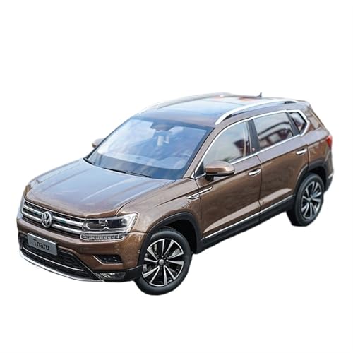 NNYIMJ Für 1/18 Tharu 2019 Crossover Nachbildung Alloy Car Model Replik Reifen mit Sound und Lichtern (Blau) (Braun) von NNYIMJ