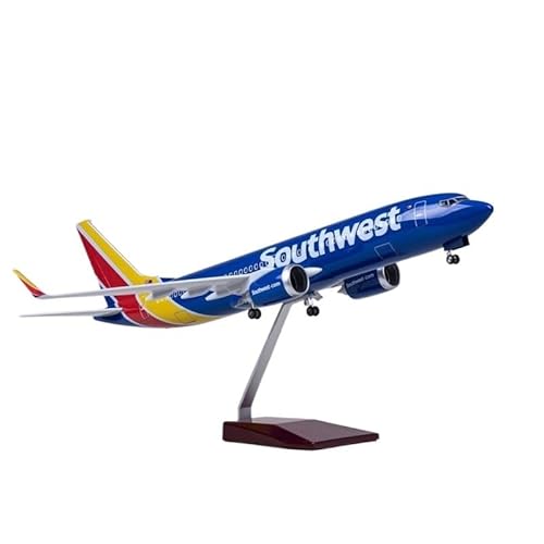 NNYIMJ Für 1/200 American Southwest Airlines B737 Airliner Modell Handwerk Modell Legierung Casting Legierung Modell Business Souvenir Sammlerstück Ornament von NNYIMJ