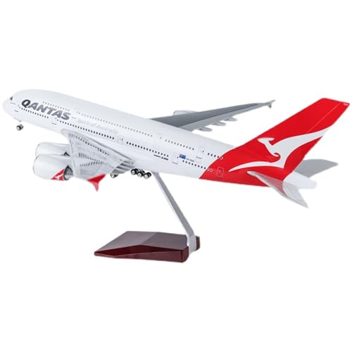 NNYIMJ Für 1/200 Qantas A380 Flugzeug Modell Legierung Modell Business Souvenir Sammlerstück Dekoration von NNYIMJ