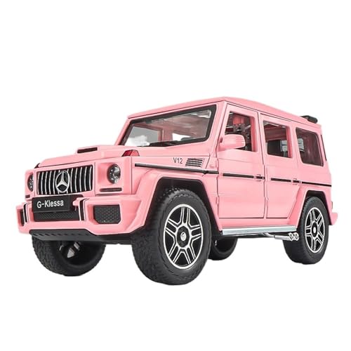 NNYIMJ Für 1/24 AMG G63 Geländewagen-Modell, Spielzeug, Ornament, Simulation, Legierung, Auto-Modellsammlung (Rosa) von NNYIMJ