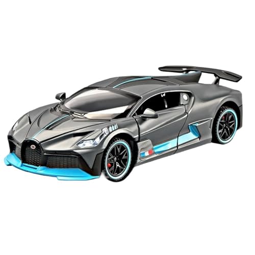 NNYIMJ Für 1/32 DIVO Supercar Rennwagen Modell Spielzeugauto Ornamente Simulation Legierung Auto Modellsammlung (Chrom) von NNYIMJ