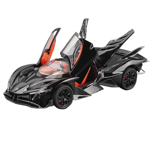 NNYIMJ Für 1/32 Intensa Emozione Sportwagen Druckguss Spielzeugauto Metall Spielzeugauto Modell Sound und Licht Spielzeug Schwarz (Schwarz) von NNYIMJ